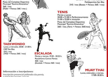 Abierto el plazo de inscripción para las Escuelas Deportivas Municipales de Cabanillas en la temporada 2024-2025
