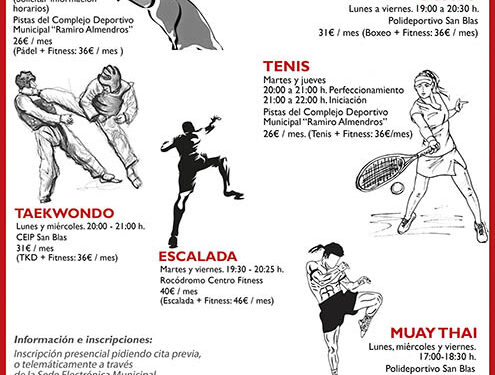 Abierto el plazo de inscripción para las Escuelas Deportivas Municipales de Cabanillas en la temporada 2024-2025