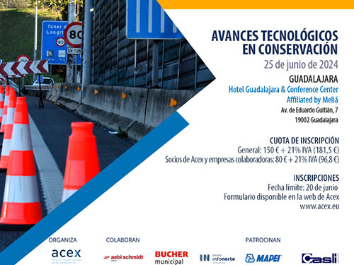 Acex celebra en Guadalajara de la mano de Impulsa Guadalajara su jornada técnica “Avances tecnológicos en conservación” 1 Acex celebra en Guadalajara de la mano de Impulsa Guadalajara su jornada técnica “Avances tecnológicos en conservación”
