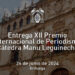 Almudena Ariza recibirá el próximo miércoles el XII Premio de Periodismo “Cátedra Manu Leguineche” 3 Almudena Ariza recibirá el próximo miércoles el XII Premio de Periodismo “Cátedra Manu Leguineche”