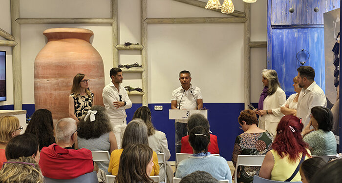 Brihuega presenta su programa de actos para la Floración de la Lavanda en la Gran Vía de Madrid