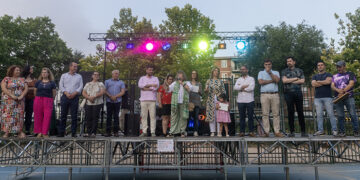 Comienzan las fiestas del barrio del Alamín con emotivo pregón de la periodista Rosa San Millán