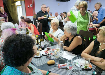 Concurrida “cena fin de curso” de los jubilados y pensionistas de Cabanillas