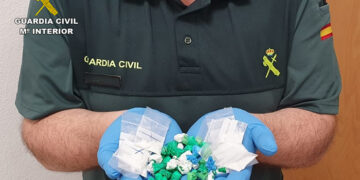 Detenido en Sigüenza con 34 dosis de cocaína preparadas para la venta
