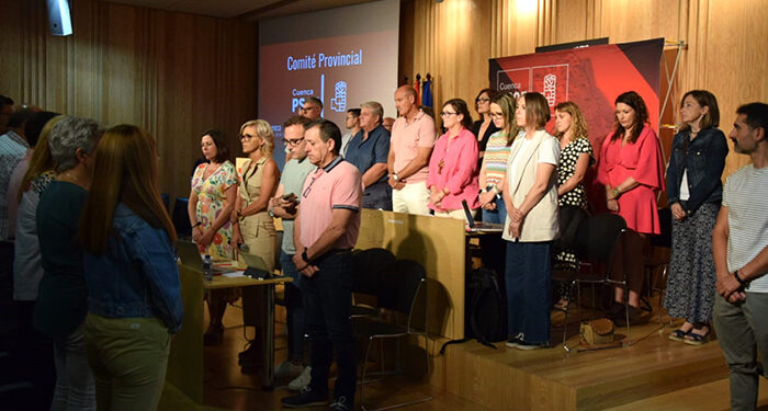 El Comité Provincial del PSOE de Cuenca muestra su repulsa a los crímenes machistas y aprueba una resolución de apoyo a las víctimas