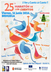 El Maratón Viajero de los Cuentos llegará a Brihuega el 14 de junio con Aurora Maroto como narradora invitada