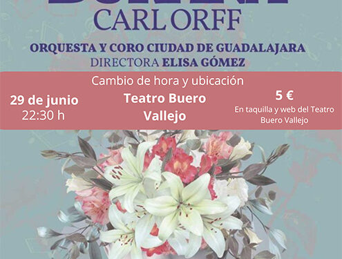 Cambios en el concierto de Carmina Burana de Carl Orff: se trasl