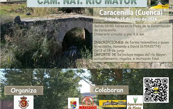 El sábado 15 de junio se celebrará la II Optamayor para conocer otro tramo del Camino Natural del Río Mayor 1 El sábado 15 de junio se celebrará la II Optamayor para conocer otro tramo del Camino Natural del Río Mayor