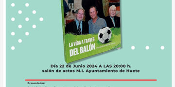 El sábado 22 de junio se va a hablar mucho de fútbol (con Tendillo y Roberto) en el Ayuntamiento de Huete