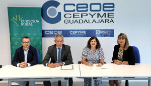 Eurocaja Rural y CEOE-Cepyme Guadalajara reafirman su compromiso con el tejido productivo y la actividad económica alcarreña