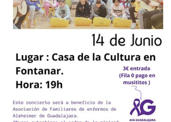Festival benéfico Musititos organizado por la Asociación Provincial de Familiares de Enfermos de Alzheimer y otras Demencias de Guadalajara
