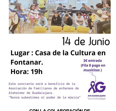 Festival benéfico Musititos y Asociación Provincial de Familiares de Enfermos de Alzheimer y otras Demencias de Guadalajara