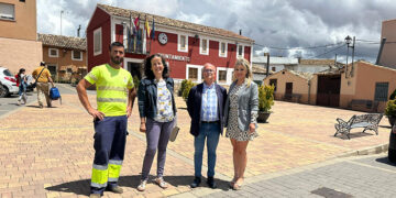 Fuentenava de Jábaga mejora su entorno urbano gracias al Programa de Apoyo Activo al Empleo del Gobierno regional y la Diputación