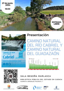 La Biblioteca del Estado de Cuenca acogerá el jueves 27 la presentación de Caminos Naturales del Río Cabriel y el Río Guadazaón
