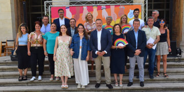 La Diputación de Cuenca acoge el acto para reivindicar la lucha del colectivo LGTBI+ en este 28 de junio