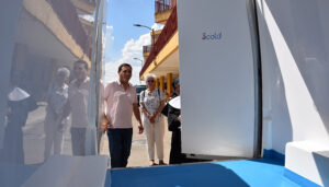 La Diputación de Cuenca colabora con la residencia Hogar San José en la compra de una nueva furgoneta frigorífica