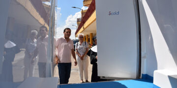 La Diputación de Cuenca colabora con la residencia Hogar San José en la compra de una nueva furgoneta frigorífica