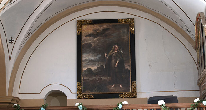 La Diputación de Cuenca restaura el cuadro de Santa Rosalía de Palermo y lo devuelve a la parroquia de Pineda de Cigüela 1 La Diputación de Cuenca restaura el cuadro de Santa Rosalía de Palermo y lo devuelve a la parroquia de Pineda de Cigüela