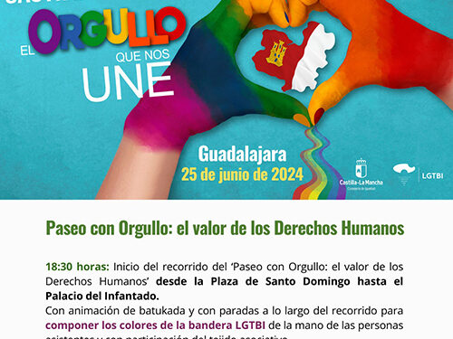 La Junta cerrará la programación del Orgullo LGTBI con un acto de sensibilización en el casco histórico de Guadalajara