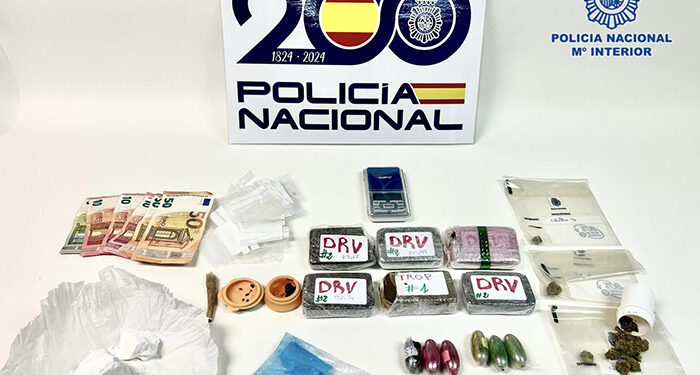 La Policía Nacional detiene a dos personas por tráfico de drogas en zonas de ocio de Cuenca