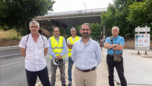 La renovación del puente de la calle Méjico dará solución a las filtraciones y desprendimientos de esta estructura vial