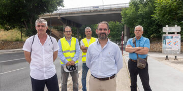 La renovación del puente de la calle Méjico dará solución a las filtraciones y desprendimientos de esta estructura vial