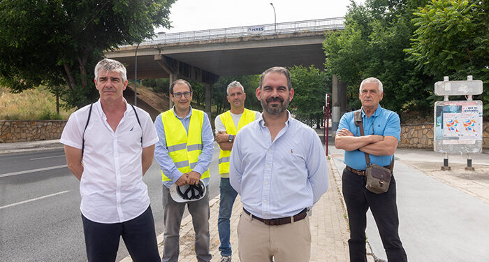 La renovación del puente de la calle Méjico dará solución a las filtraciones y desprendimientos de esta estructura vial