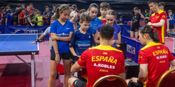 Los Campeonatos de España de Tenis de Mesa en Guadalajara encaran la recta final con visita de olímpicos