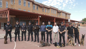 Primera exhibición de la Unidad Canina de la Policía Local de Azuqueca