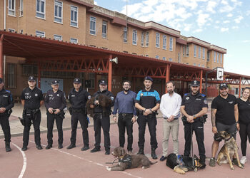 Primera exhibición de la Unidad Canina de la Policía Local de Azuqueca