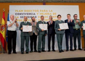 Reconocido por el Ministerio del Interior un agente tutor del Plan Director para la Convivencia y la Mejora de la Seguridad en los Centros Educativos de Guadalajara