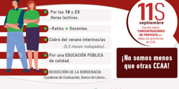STE-CLM, CSIF y CCOO convocan una huelga en Castilla-La Mancha para el 11 de septiembre “Las clases empezarán sin profesorado”