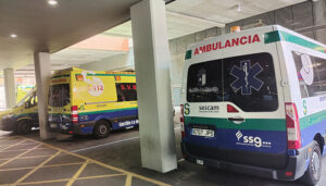 Trasladado al Hospital de Guadalajara un trabajador de 23 años tras ser atropellado por un camión en Cabanillas