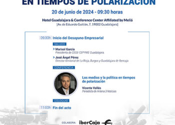 Vicente Vallés protagonista en un nuevo desayuno empresarial de CEOE-Cepyme Guadalajara