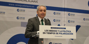 Vicente Vallés reúne en un desayuno de CEOE-Cepyme Guadalajara a cerca de 300 empresarios