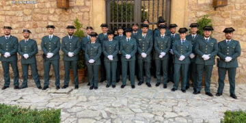 El Servicio de Seguridad Ciudadana de la Comandancia de la Guardia Civil de Guadalajara se refuerza con 122 nuevos efectivos