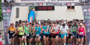 Brillante carrera para María Jesús Algarra y Marcos Hortelano que se imponen en la Laguna de Uña