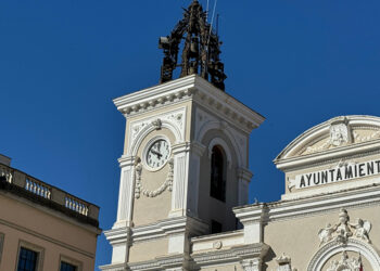 Campanario del ayuntamiento de Guadalajara