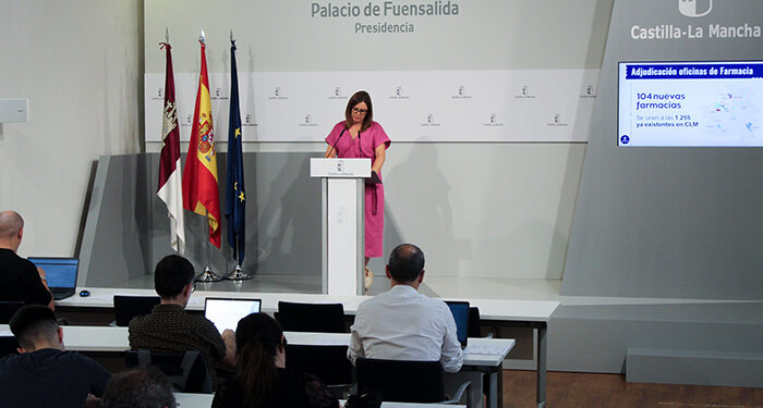 Castilla-La Mancha contará con un total de 104 nuevas oficinas de farmacia con el objetivo de mejorar el acceso de la ciudadanía a este servicio