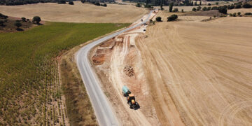 Comienzan las obras de rehabilitación de la CM-3009 en Almonacid del Marquesado