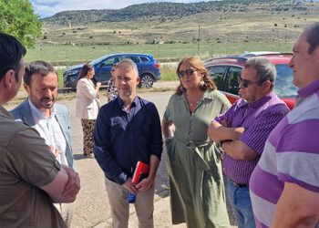 Comienzan los trabajos de despliegue de fibra óptica en el polígono industrial Los Tobares de Molina de Aragón