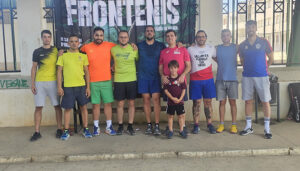 Cristian Martínez y José Andrés mota se imponen en el XIV Trofeo de frontenis villa de Quintanar del Rey