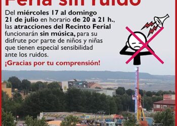 De miércoles 17 a domingo 21 de julio, hora sin ruido en el ferial en las Fiestas de Cabanillas