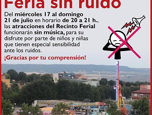 De miércoles 17 a domingo 21 de julio, hora sin ruido en el ferial en las Fiestas de Cabanillas
