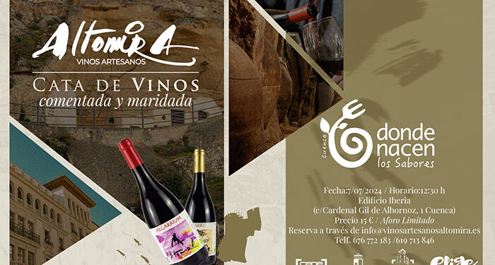 Donde Nacen los Sabores organiza el domingo 7 de julio una cata de vino comentada y maridada en el Edificio Iberia