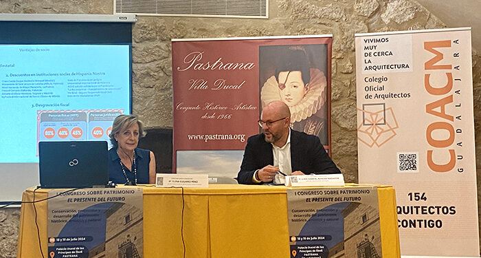 El COACM participa activamente en el I Congreso 'Patrimonio el presente del futuro' de Pastrana