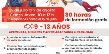 El Centro Joven del Ayuntamiento de Cuenca acoge un Campamento Digital para formar a menores de entre 9 y 13 años en competencias digitales