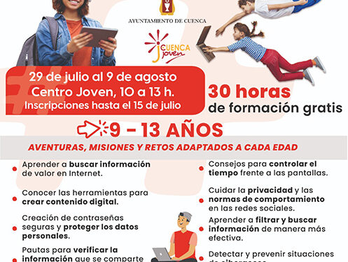 El Centro Joven del Ayuntamiento acoge un Campamento Digital para formar a menores de entre 9 y 13 años en competencias digitales