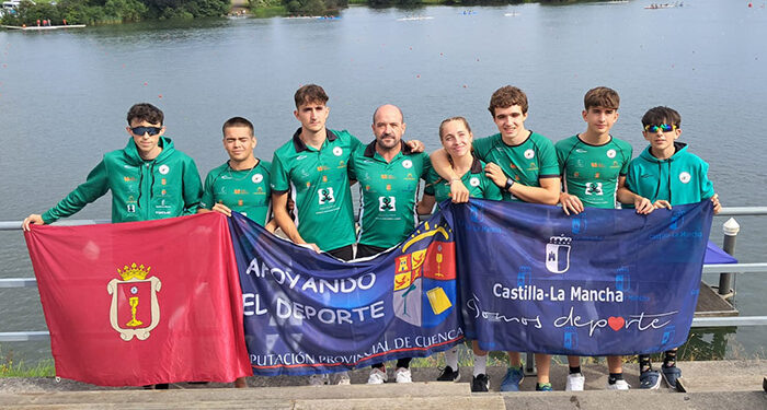 El Club Piragüismo Cuenca borda su papel en el Campeonato de Sprint Olímpico de Trasona