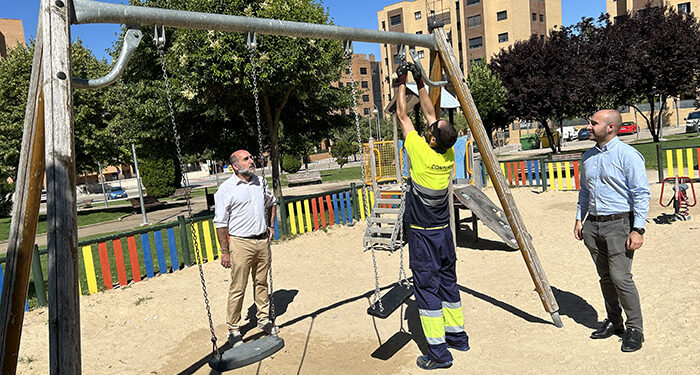 El Plan de Mantenimiento de Áreas Infantiles de Cuenca arranca con la renovación de columpios deteriorados y la limpieza de espacios 1 El Plan de Mantenimiento de Áreas Infantiles de Cuenca arranca con la renovación de columpios deteriorados y la limpieza de espacios